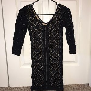 Black bebe dress